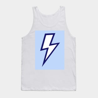 Blue Lightning Bolt Tank Top